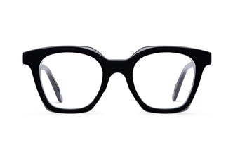 Gafas graduadas Suitto Aura para mujer, montura cuadrada de acetato, en negro