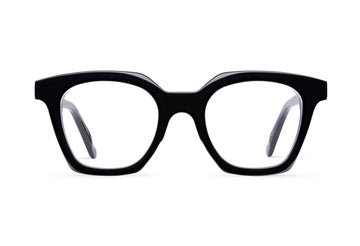 Gafas graduadas Suitto Aura para mujer, montura cuadrada de acetato, en negro