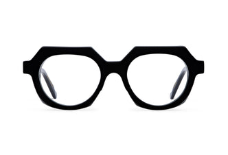 Gafas graduadas Suitto Allegro para hombre, montura geométrica de acetato, en negro