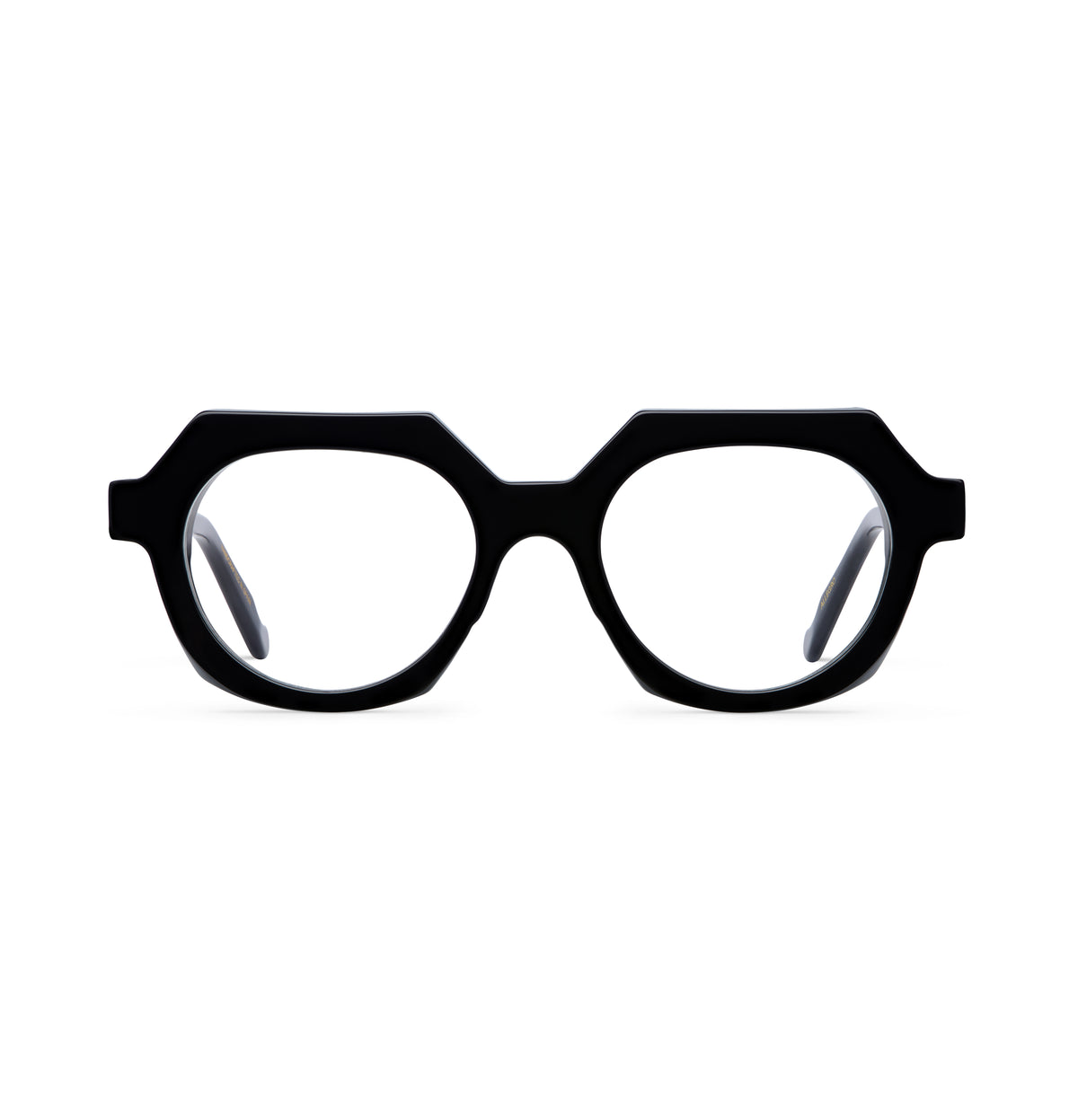 Gafas graduadas Suitto Allegro para hombre, montura geométrica de acetato, en negro