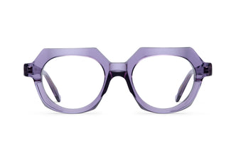 Gafas graduadas Suitto Allegro para hombre, montura geométrica de acetato, en violeta pálido
