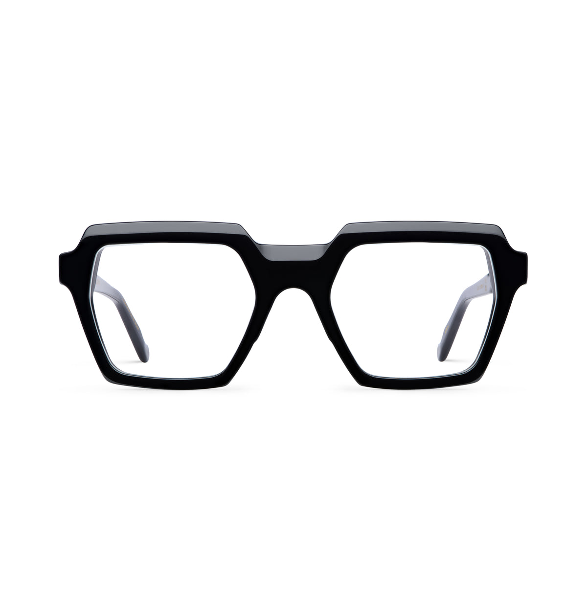 Gafas graduadas Suitto Arpa para mujer, montura cuadrada de acetato, en negro