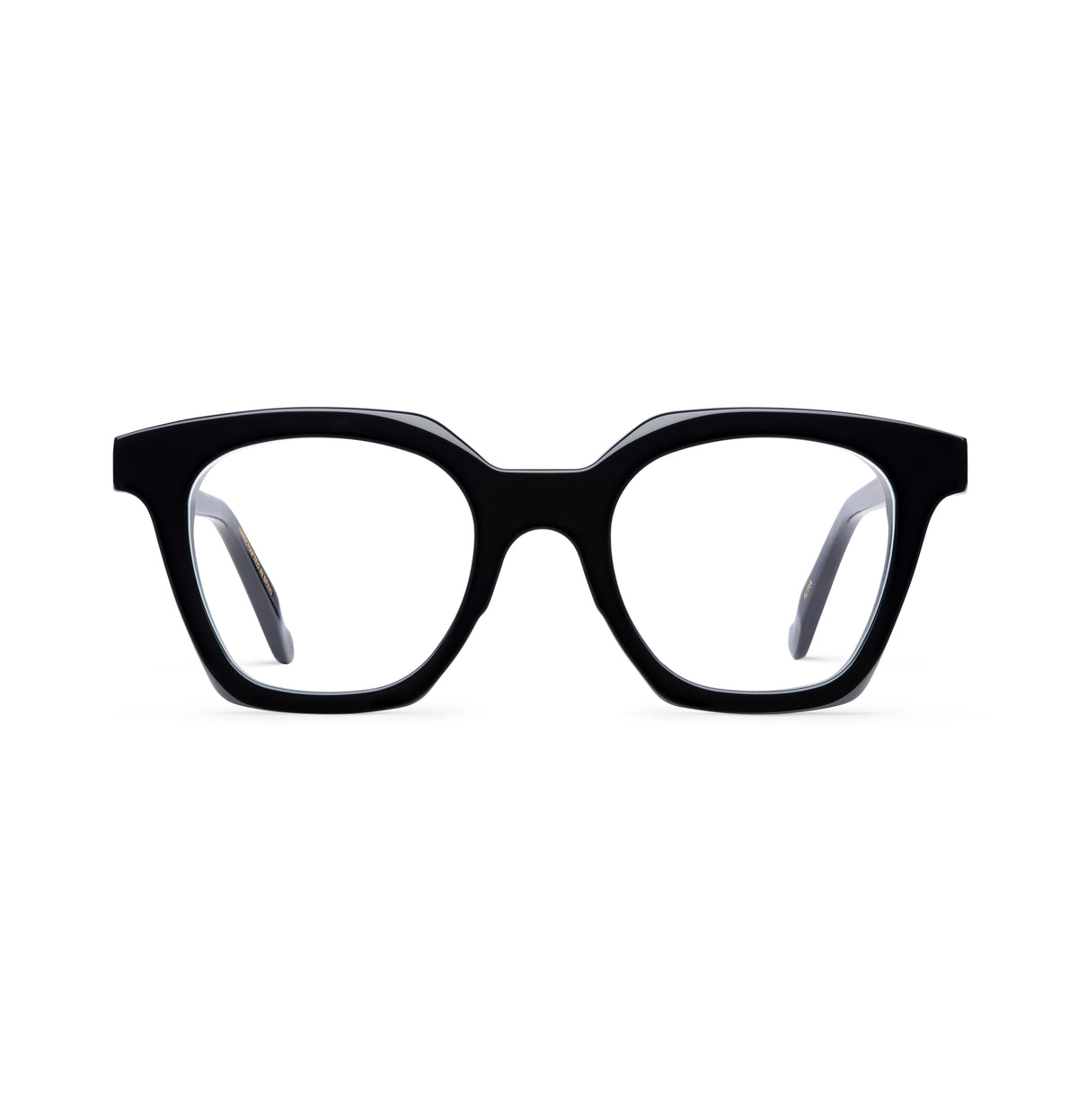 Gafas graduadas Suitto Aura para mujer, montura cuadrada de acetato, en negro