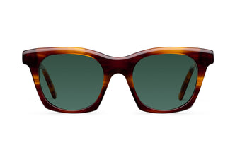 Gafas de sol Suitto Caliza para mujer, montura cuadrada de acetato, en carey cobre