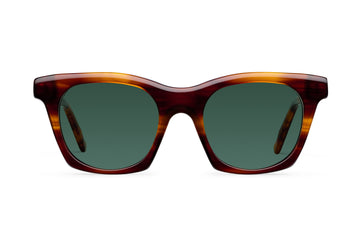 Gafas de sol Suitto Caliza para mujer, montura cuadrada de acetato, en carey cobre