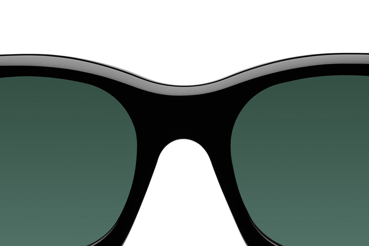 Gafas de sol Suitto Caliza para mujer, montura cuadrada de acetato, en negro