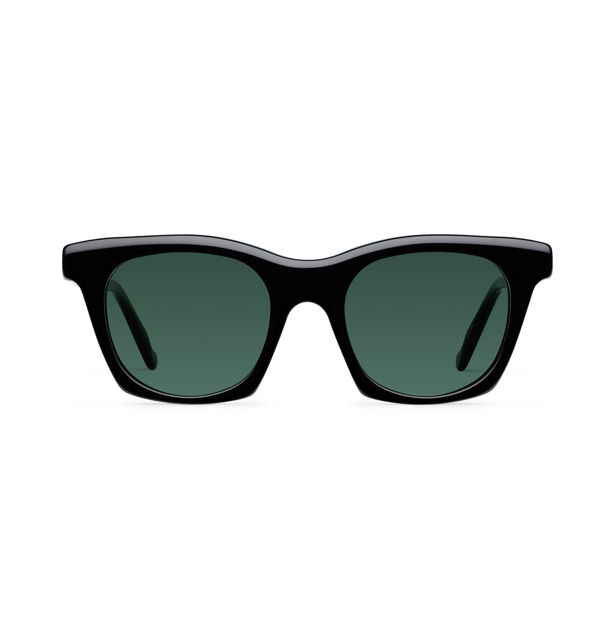 Gafas de sol Suitto Caliza para mujer, montura cuadrada de acetato, en negro