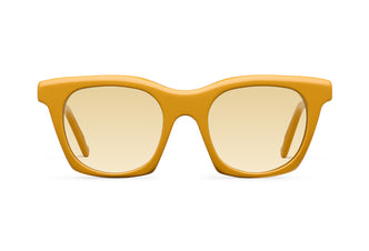 Gafas de sol Suitto Caliza para mujer, montura cuadrada de acetato, en mostaza