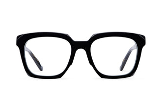 Gafas graduadas Suitto Canon para hombre, montura geométrica de acetato, en negro