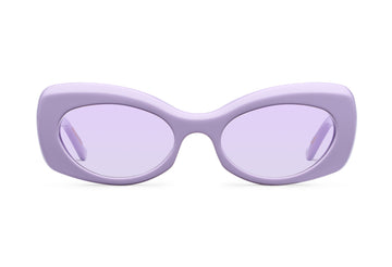 Gafas de sol Suitto Chachá para mujer, montura ovalada de acetato, en negro