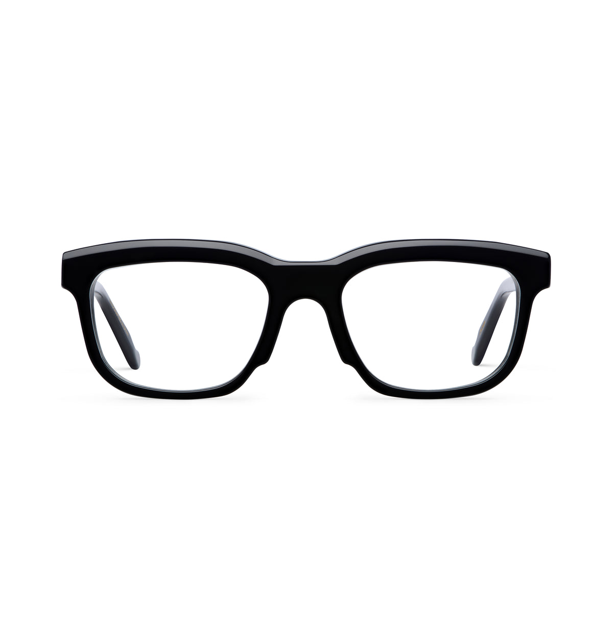 Gafas graduadas Suitto Croma para hombre, montura cuadrada de acetato, en negro
