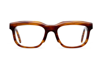 Gafas graduadas Suitto Croma para hombre, montura cuadrada de acetato, en carey cobre