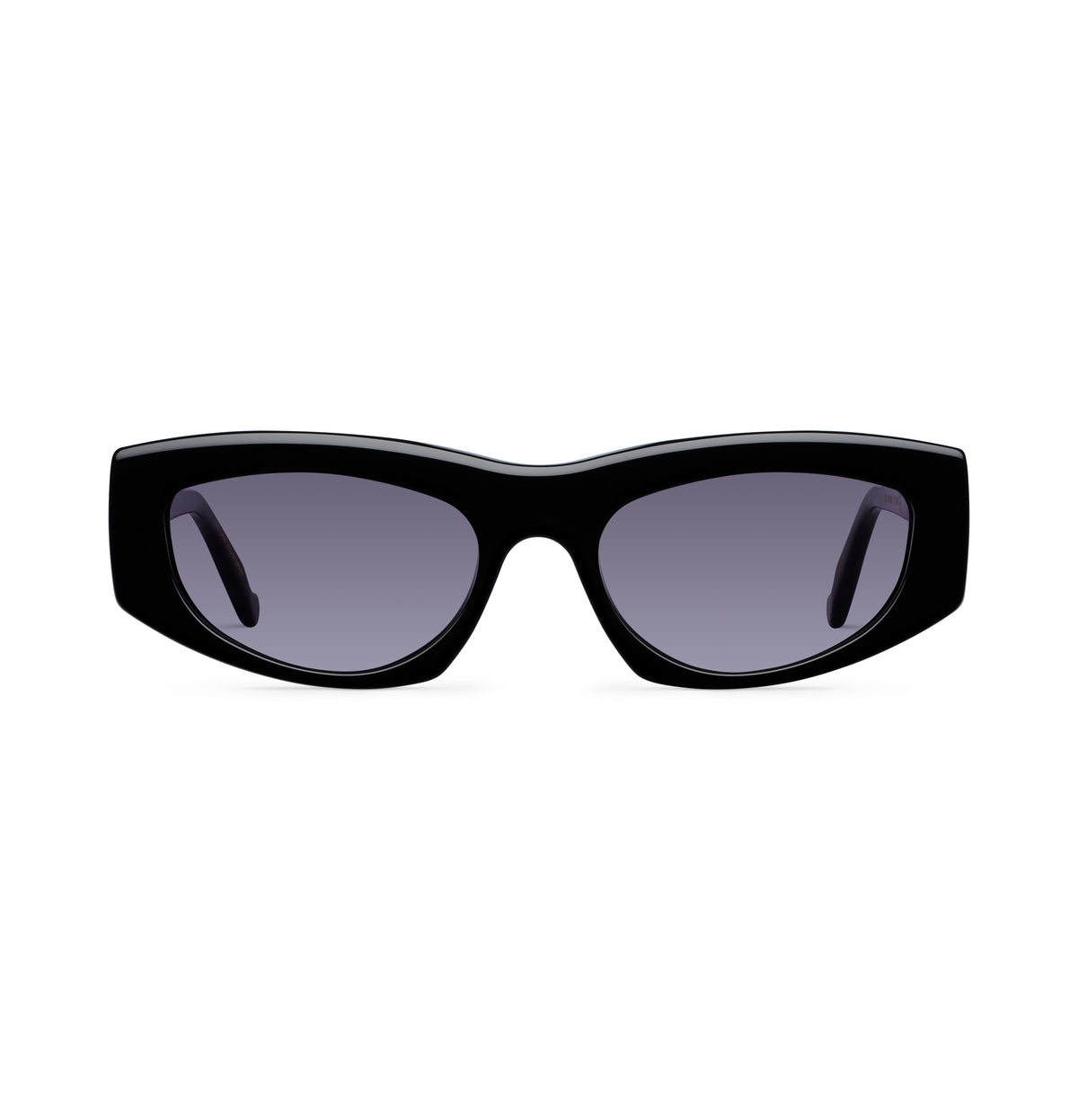 Gafas de sol Suitto Estro para mujer, montura cuadrada de acetato, en negro