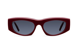 Gafas de sol Suitto Estro para mujer, montura cuadrada de acetato, en violeta pálido