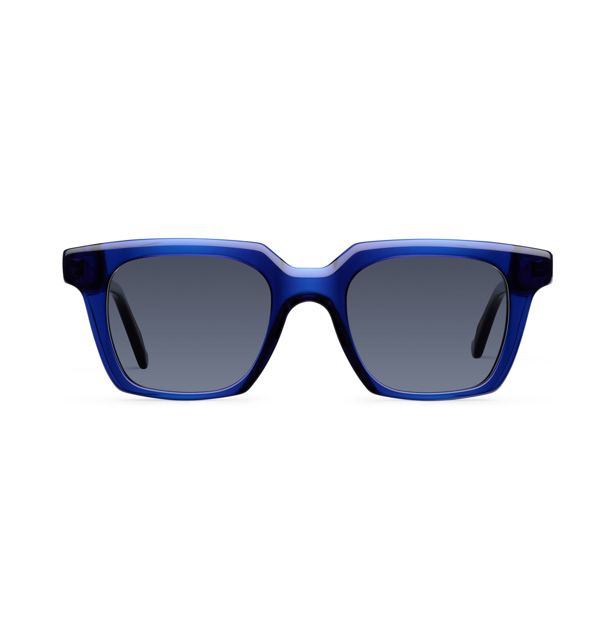 Gafas de sol Suitto Flash para hombre, montura cuadrada de acetato, en azul