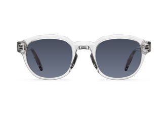 Gafas de sol Suitto Miró para hombre, montura redonda de acetato, en transparente