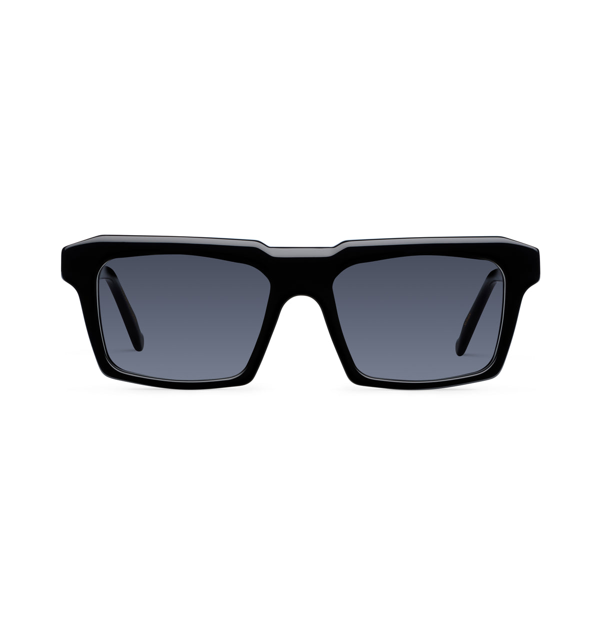 Gafas de sol Suitto Númen para hombre, montura cuadrada de acetato, en negro
