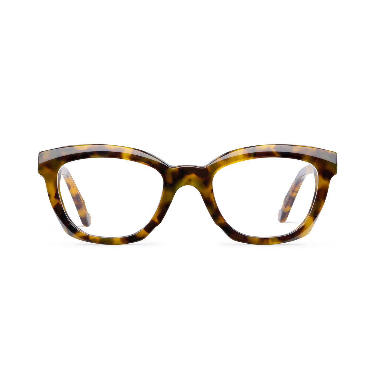 Gafas graduadas Suitto Oda para mujer, montura cat-eye de acetato, en carey miel
