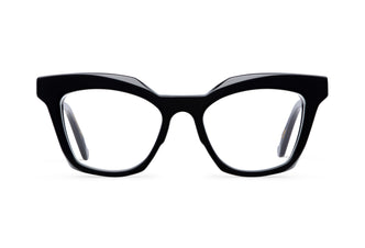 Gafas graduadas Suitto Platea para mujer, montura cat-eye de acetato, en negro