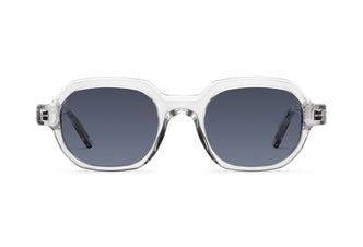 Gafas de sol Suitto Plié para hombre, montura redonda de acetato, en verde