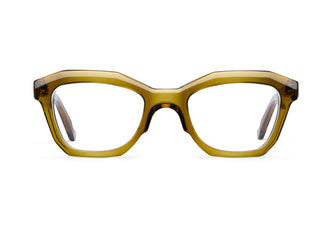 Gafas graduadas Suitto Sonata para mujer, montura cuadrada de acetato, en oliva