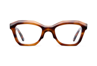 Gafas graduadas Suitto Sonata para mujer, montura cuadrada de acetato, en carey cobre