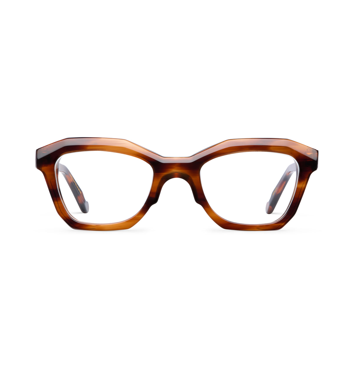 Gafas graduadas Suitto Sonata para mujer, montura cuadrada de acetato, en carey cobre