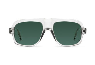 Gafas de sol Suitto Tango para hombre, montura cuadrada de acetato, en transparente