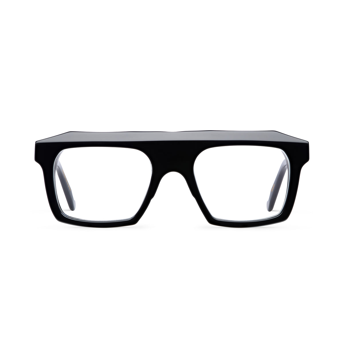 Gafas graduadas Suitto Tempo para hombre, montura cuadrada de acetato, en negro