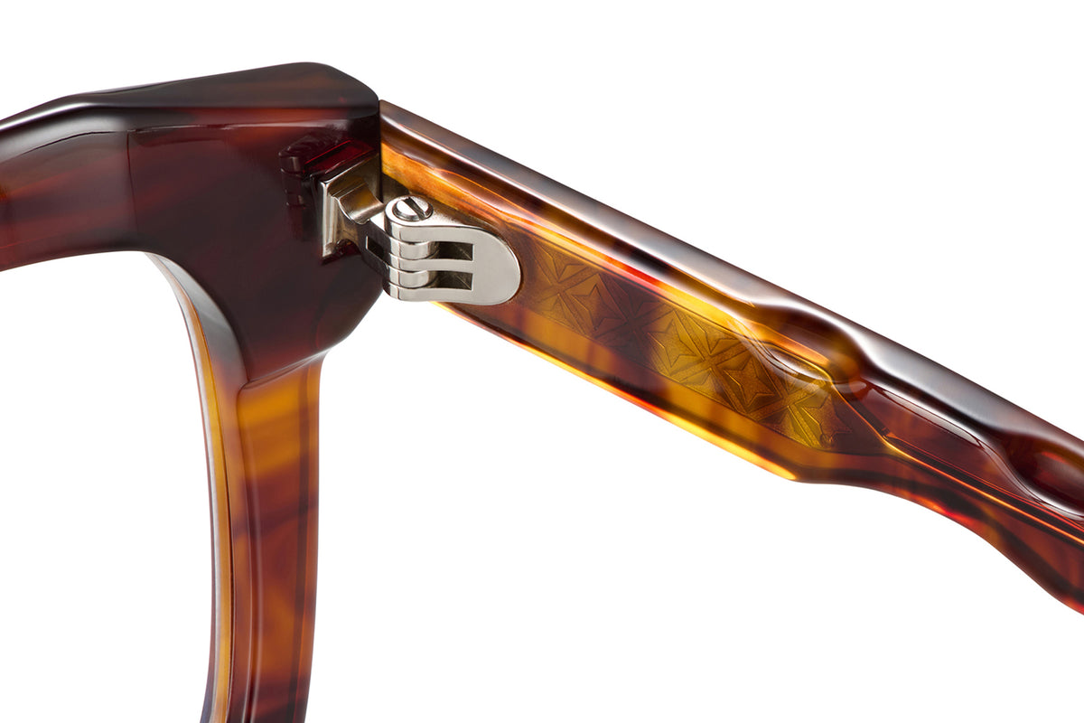 Gafas graduadas Suitto Tempo para hombre, montura cuadrada de acetato, en carey cobre