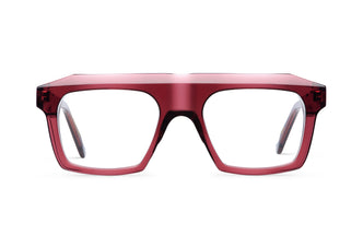 Gafas graduadas Suitto Tempo para hombre, montura cuadrada de acetato, en burdeos