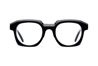 Gafas graduadas Suitto Verso para hombre, montura redonda de acetato, en negro