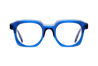 Gafas graduadas Suitto Verso para hombre, montura redonda de acetato, en carey ambar